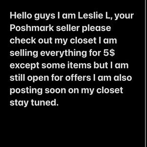 Black Text Announcement Image